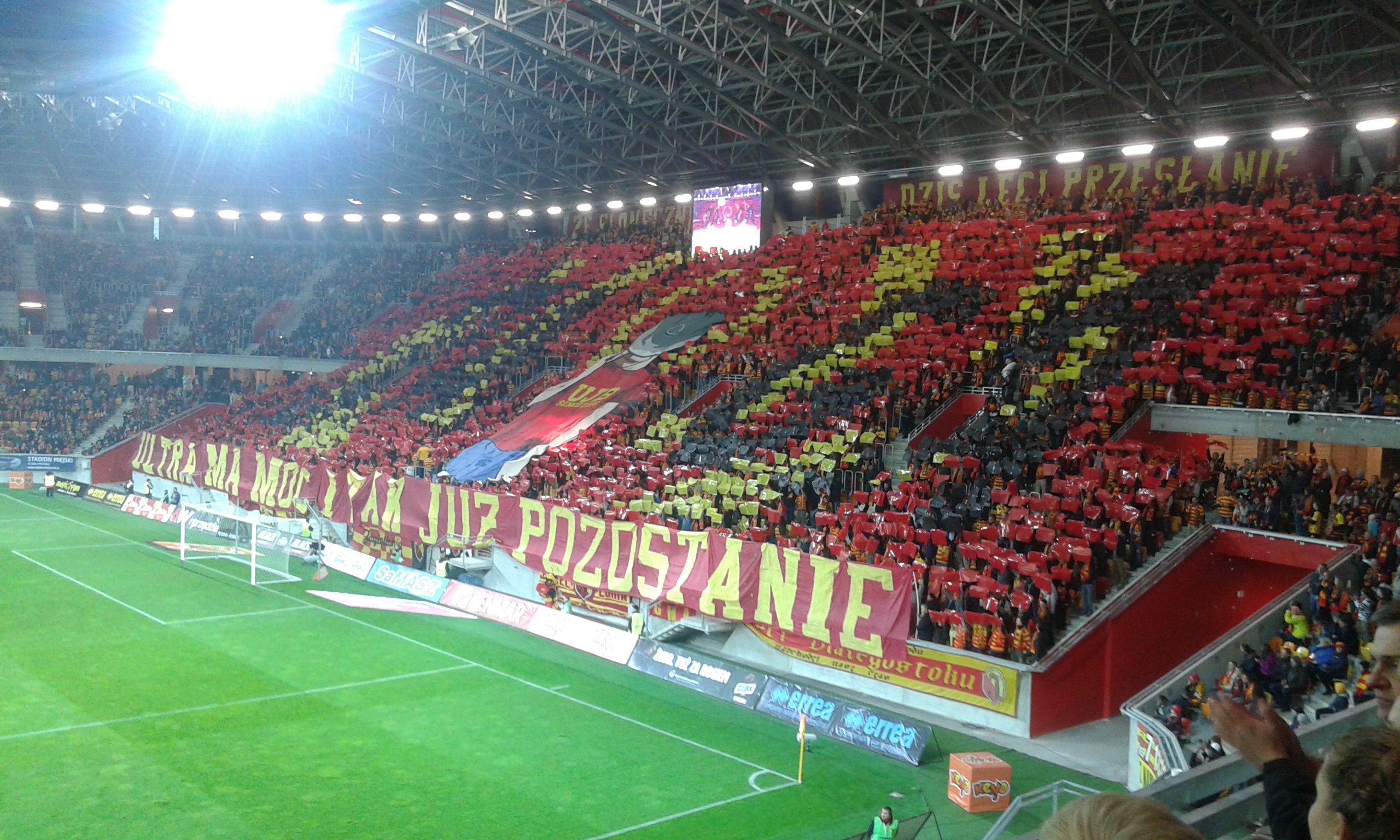 Sary Trybuna Stadion Jagiellonia Jpg Wikipedia