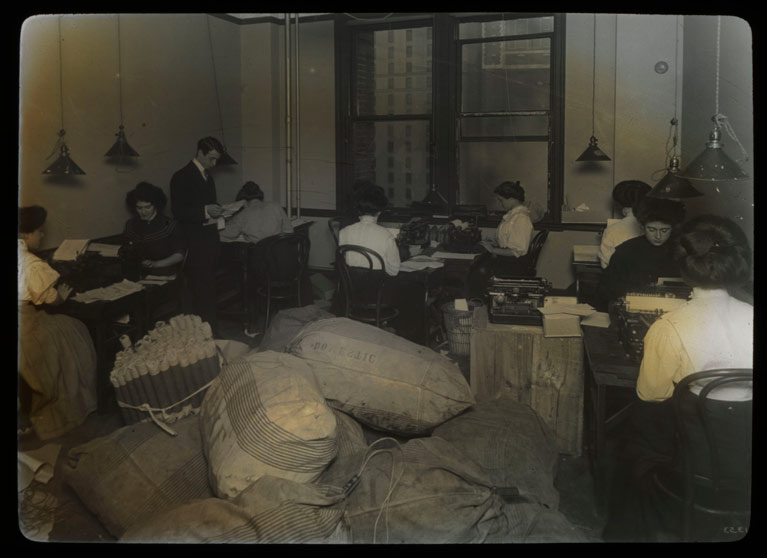 File:Women processing Lincoln Farm Association Membership Certificates - 3.jpg