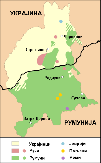 Mapa etniczna Bukowiny