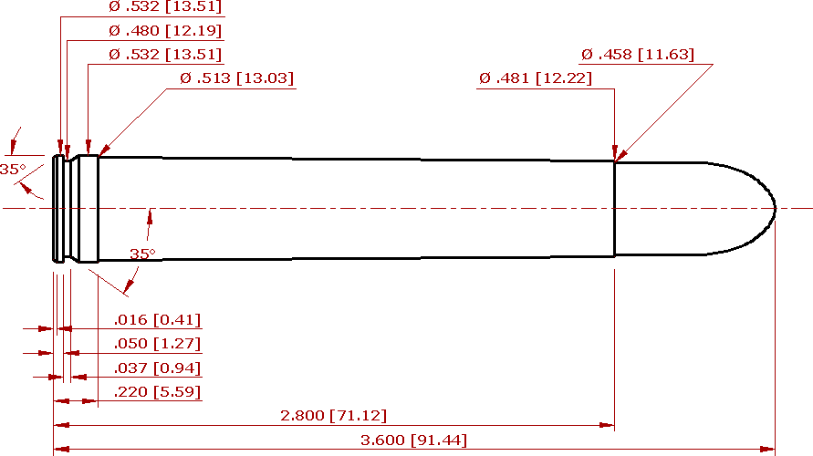 458 Win Mag Ballistics Chart