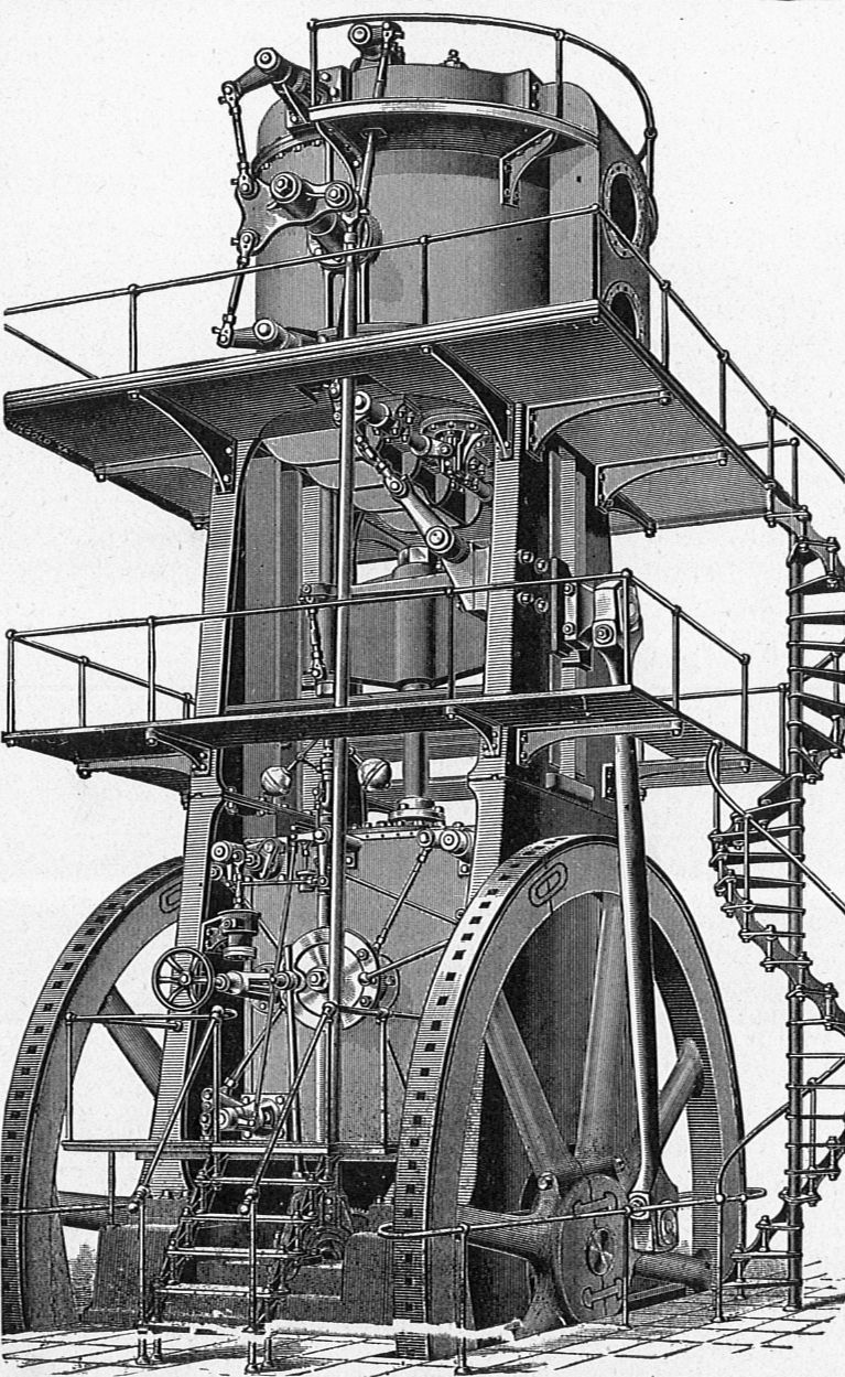 Allis-Chalmers Allis_blowing_engine_%28New_Catechism_of_the_Steam_Engine%2C_1904%29