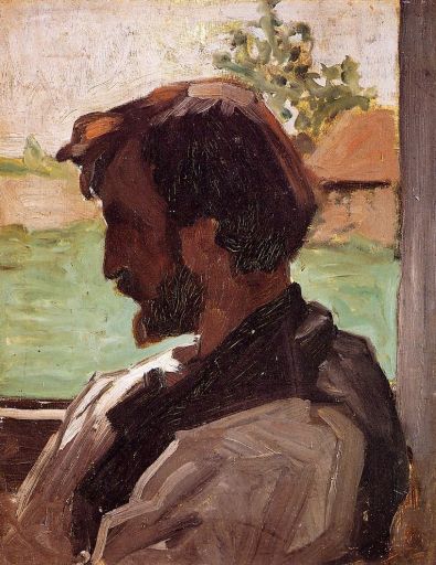 File:Bazille, Frédéric - Self Portrait at Saint-Sauveur.jpeg