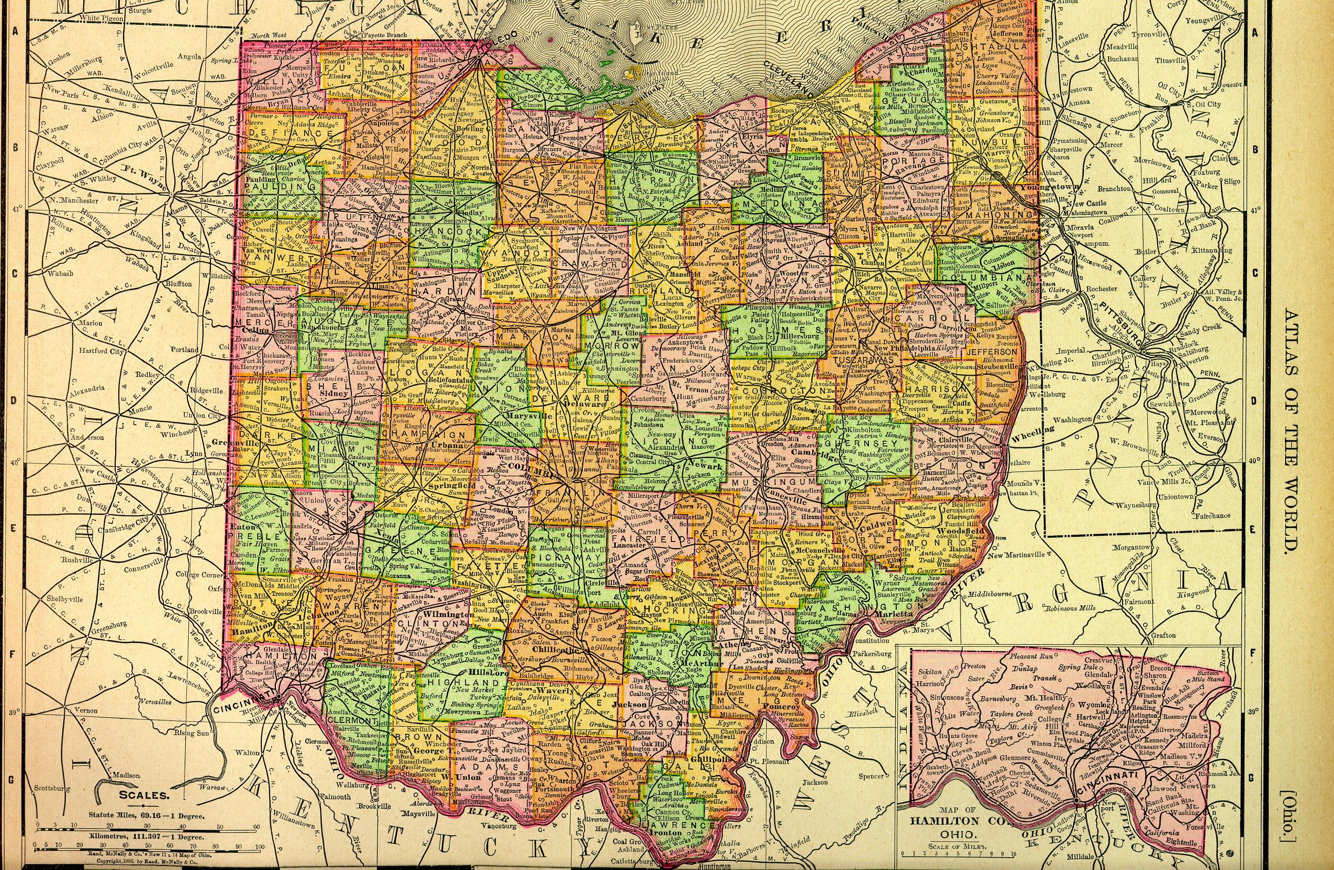 File Detailed Map Of Ohio In 1895 Jpg Wikimedia Commons