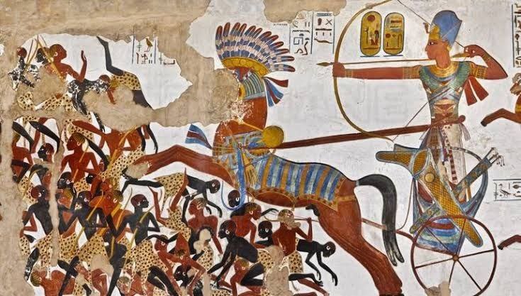 File:Ramses II attacks his Nubian enemies in the south.jpg