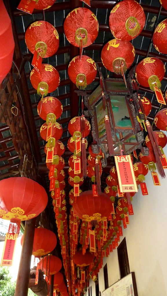 Colorful shop chinese lanterns