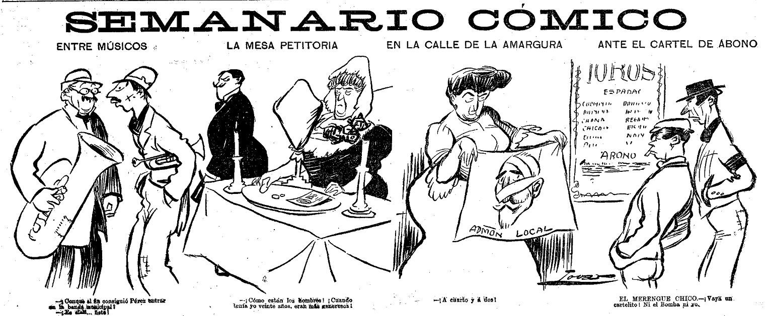 Semanario cómico, 8 de abril de 1909.