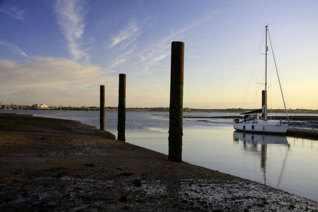 Shotley Marina approach channel - geograph.org.uk - 1543323
