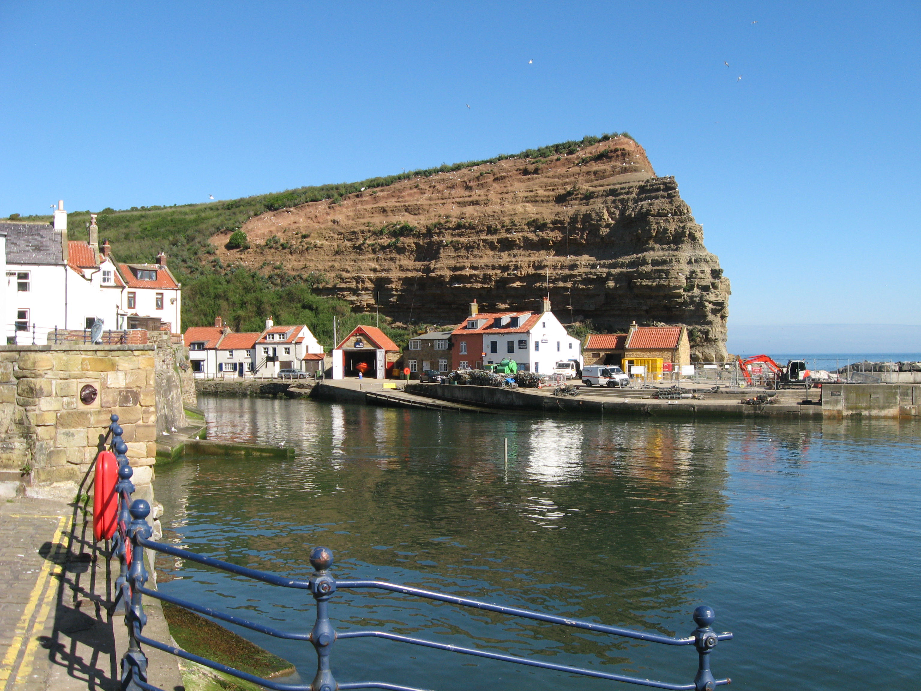 Staithes, near Whitby, England, Англия.