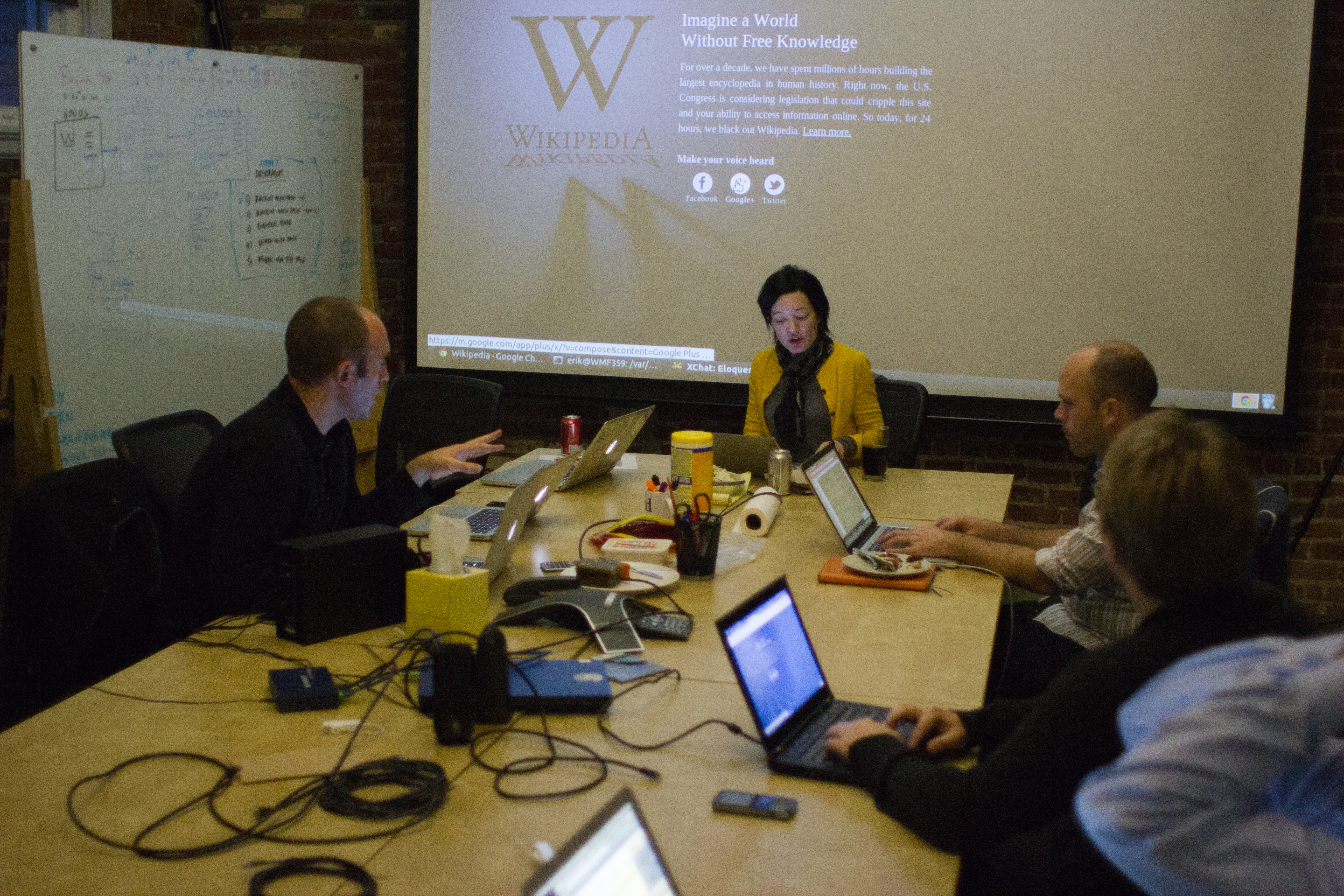 File Wikimedia Foundation Sopa War Room Meeting 1 17 2012 1