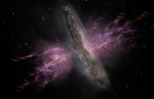 File:Artist's Impression of Galaxy with Outflow (geminiann14005a).jpg