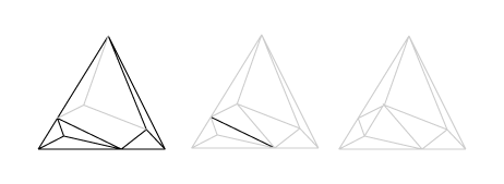Intoarcerea unui arc in triangulația Delaunay