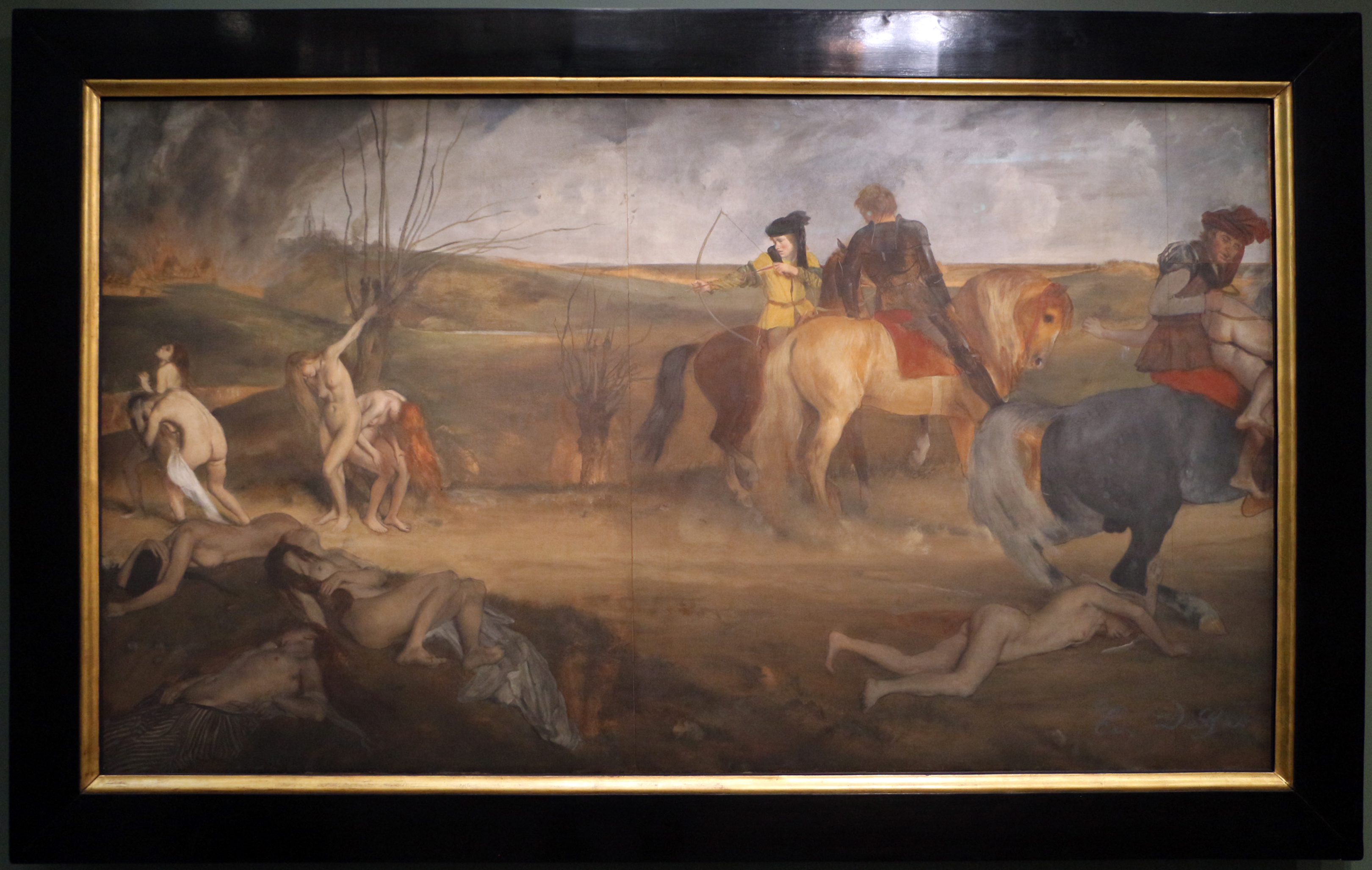 File Edgar Degas Scena Di Guerra Nel Medioevo 1863 65 Jpg