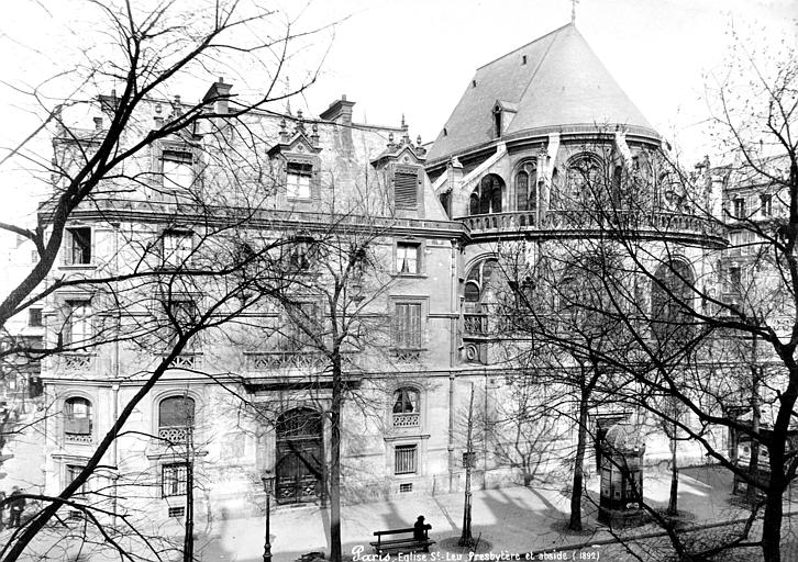 File:Eglise Saint-Leu-Saint-Gilles - Ensemble est, Presbytère et abside - Paris 01 - Médiathèque de l'architecture et du patrimoine - APMH00004558.jpg