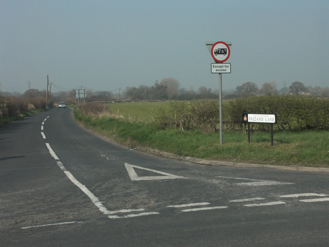 File:Frizams Lane junction with A5132 Twyford Road - geograph.org.uk - 380531.jpg