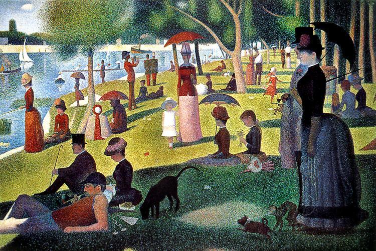 Georges Seurat - Un dimanche après-midi à l'Île de la Grande Jatte