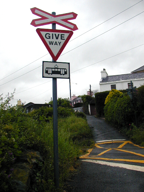File Level Crossing Sign Old School Hill Geograph Org Uk Jpg Wikimedia Commons