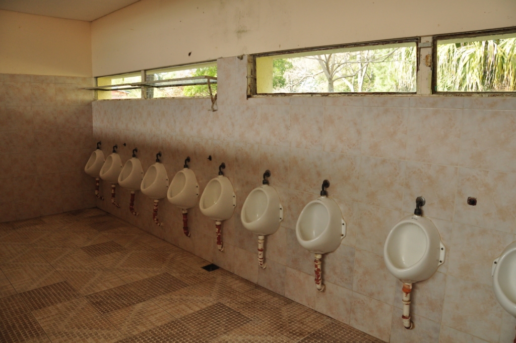 At total of 11 waterless urinals are... 