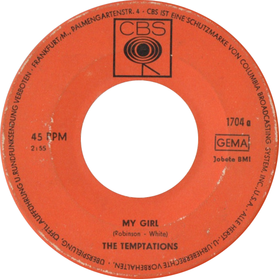 The Temptations . My Girl  My girl lyrics, Great song lyrics, Love songs  lyrics