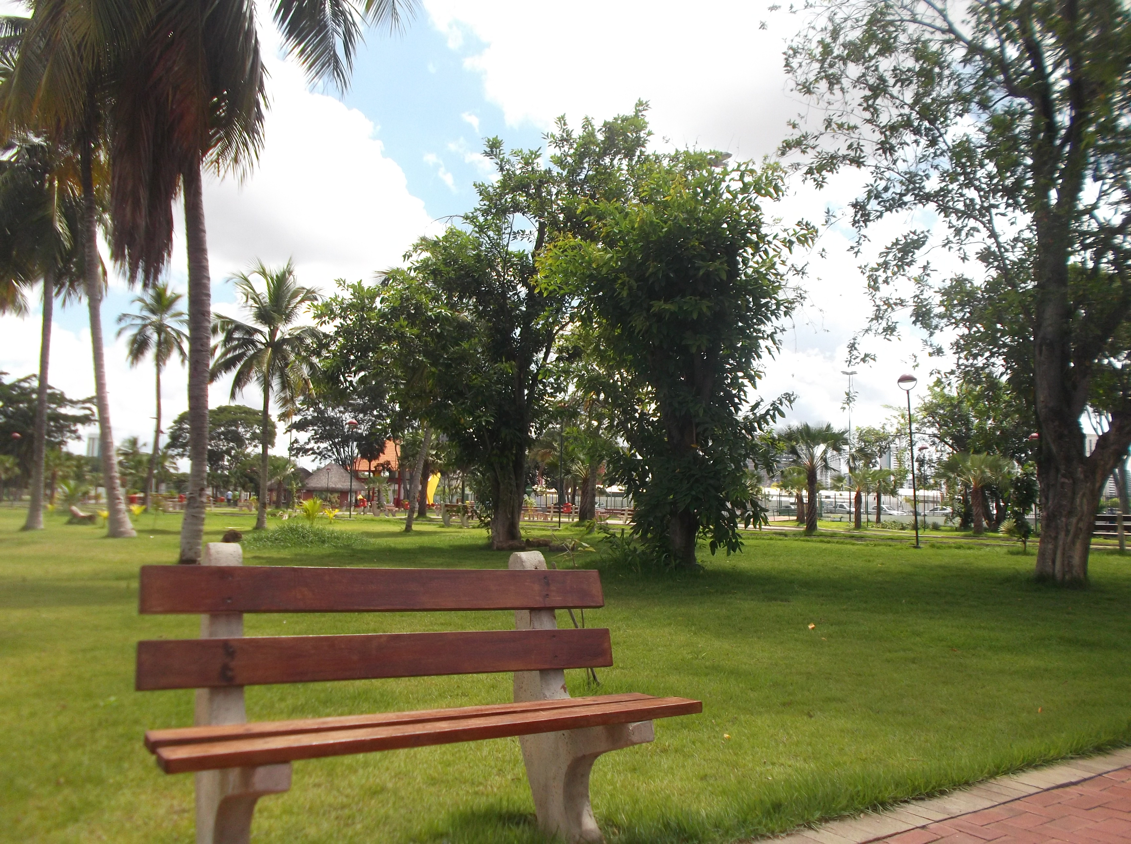 Vista do interior do Parqye Potycabana em Teresina - PI.