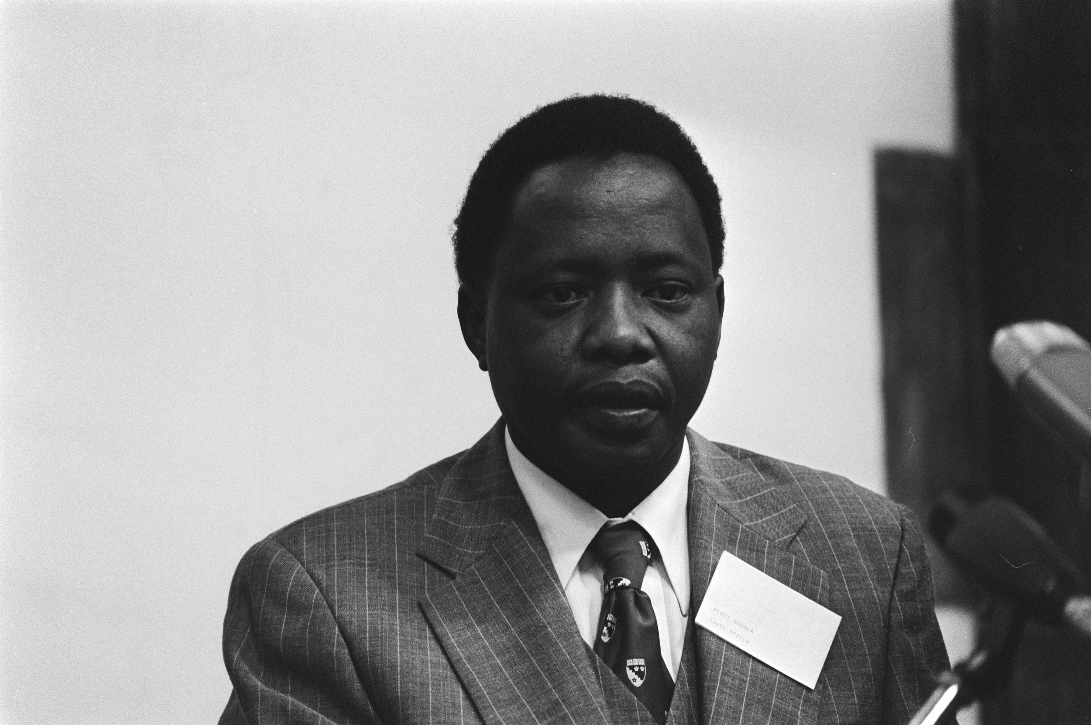 Percy Qoboza, South African journalist and author (b. 1938) died on January 17, 1988.