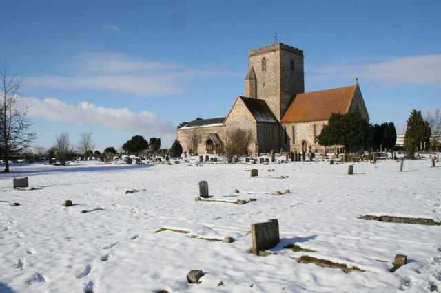 File:St Mary's in the snow - geograph.org.uk - 1152479.jpg