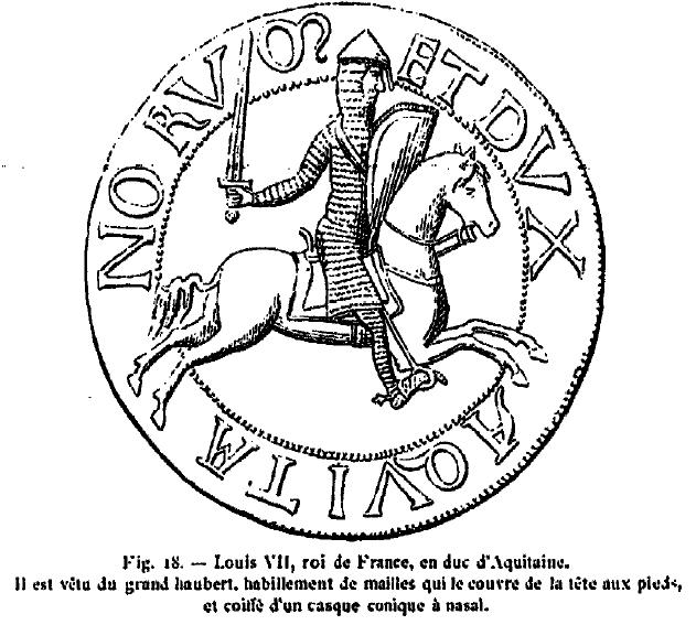 File:1141 page 051et 506 environ contre sceau de Louis VII le jeune 1137-1180.JPG
