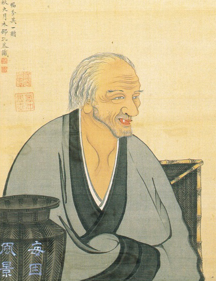 A portrait of Baisaoh by Ito Jakuchu 売茶翁 若冲筆.jpg