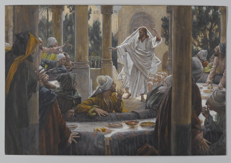 Brooklyn Museum - Curses Against the Pharisees (Imprécations contre les pharisiens) - James Tissot