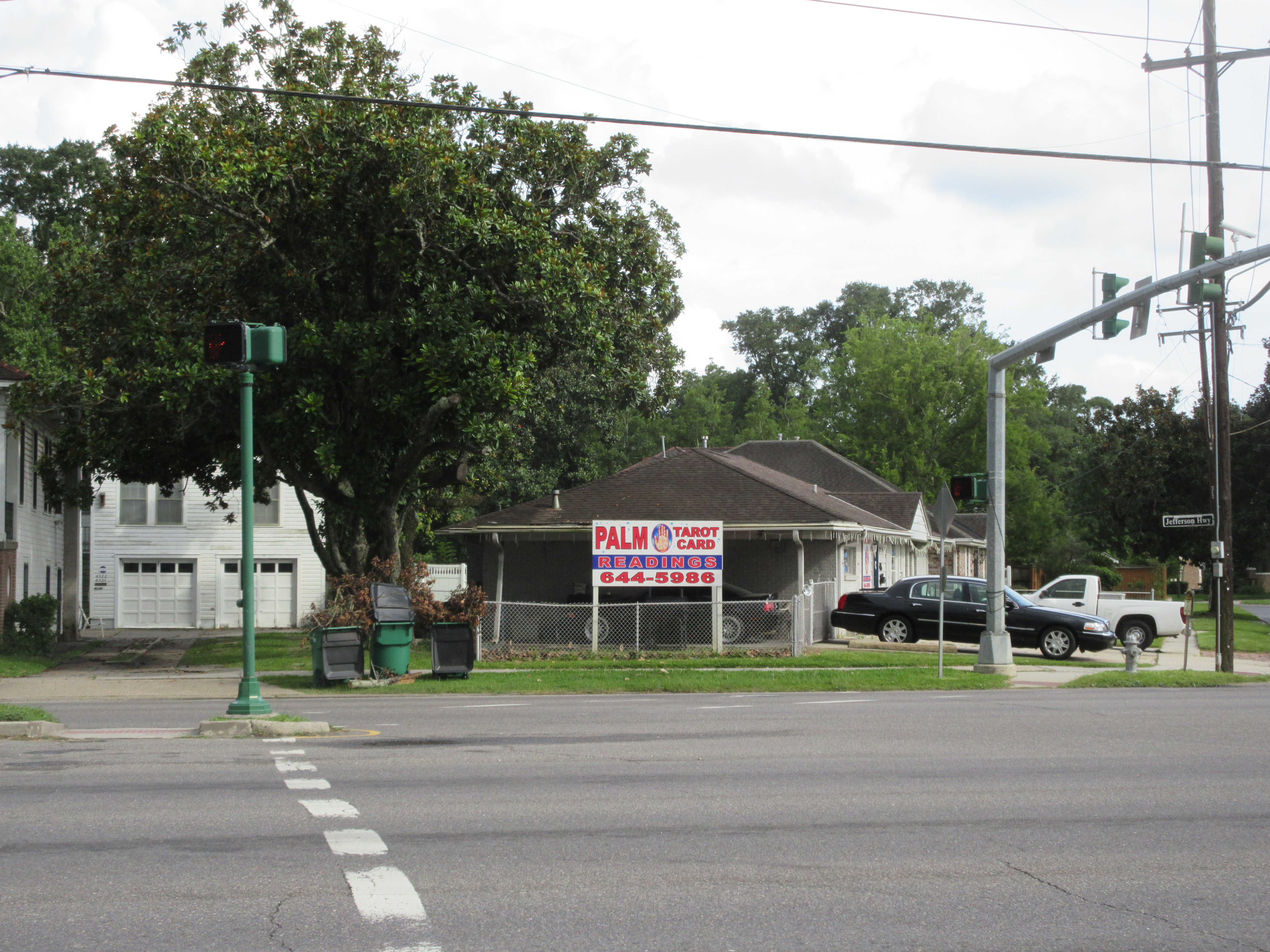 Old Jefferson, Louisiana. Central Avenue at Jefferson Highway. \