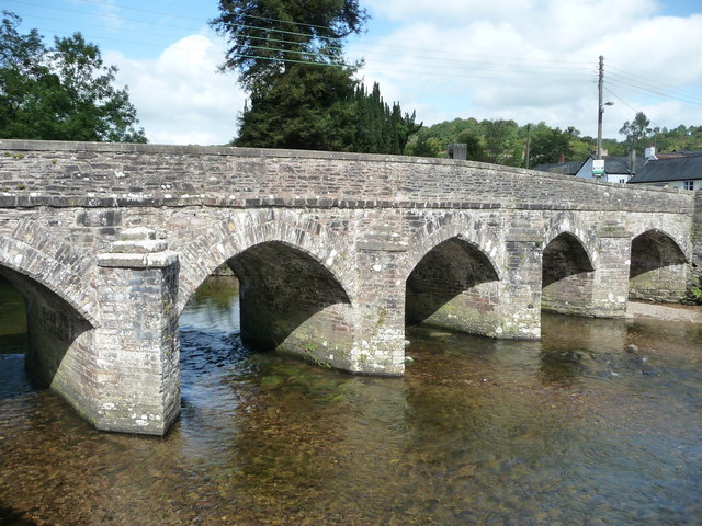 File:Dulverton , River Barle Bridge - geograph.org.uk - 1494026.jpg