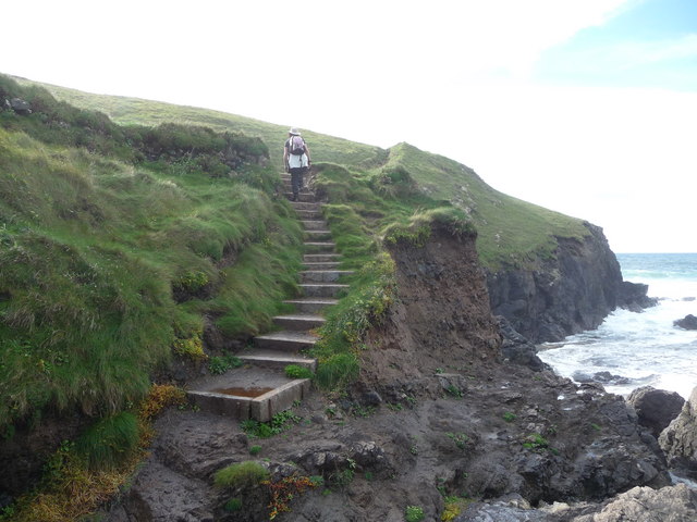 File:Erosion on the South West Coast Path at Caerthillion Cove - geograph.org.uk - 2102546.jpg