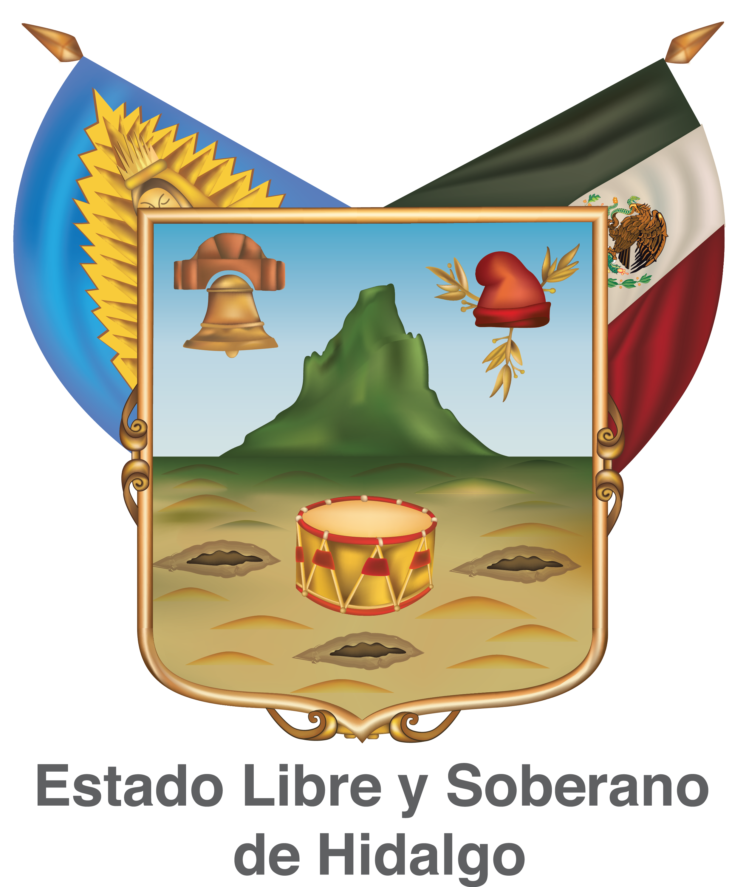 ArchivoEscudo de Armas Oficial del Estado de Hidalgo.png  Wikipedia