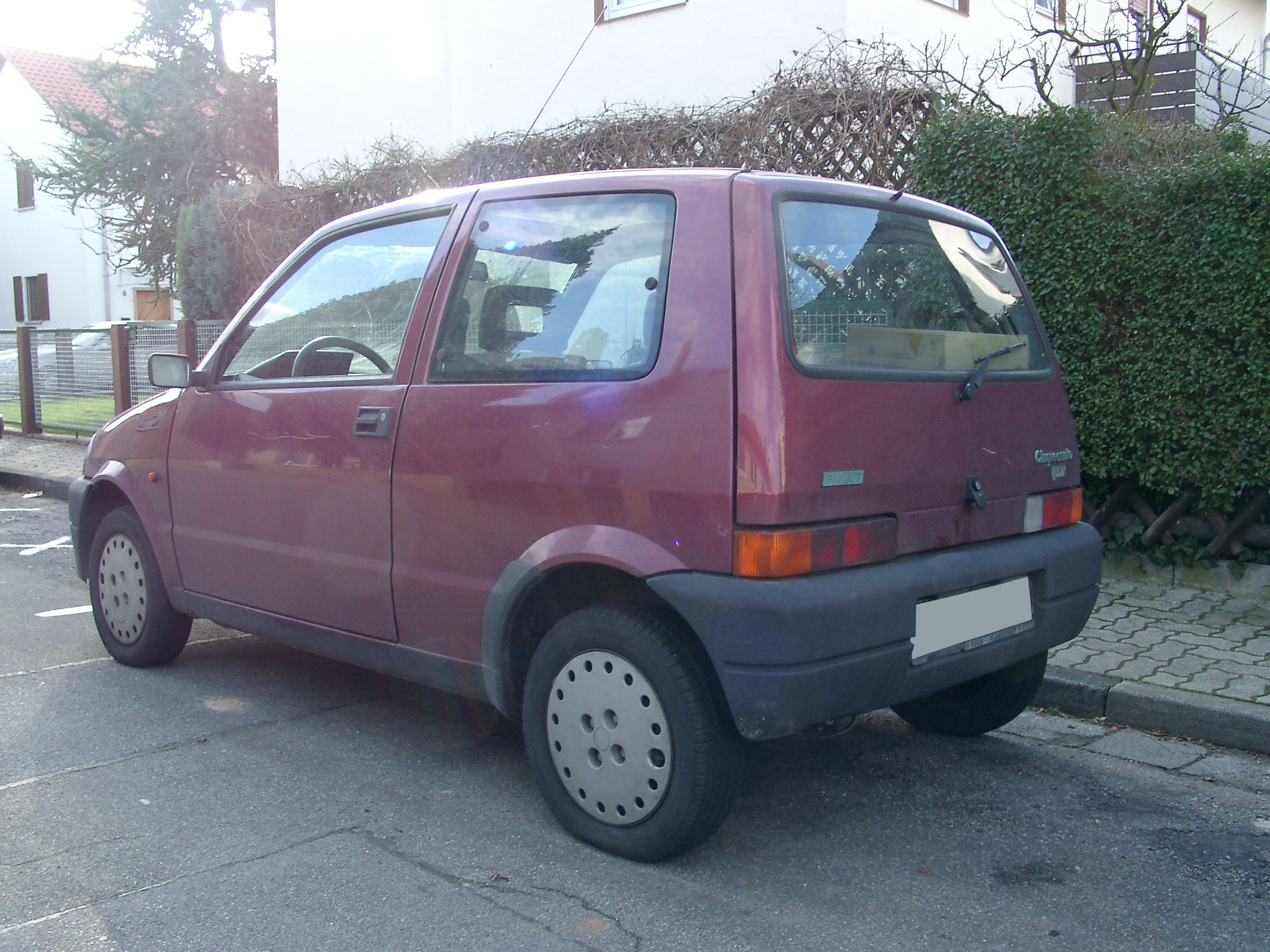 File:Fiat Cinquecento rear.jpg - Wikimedia Commons