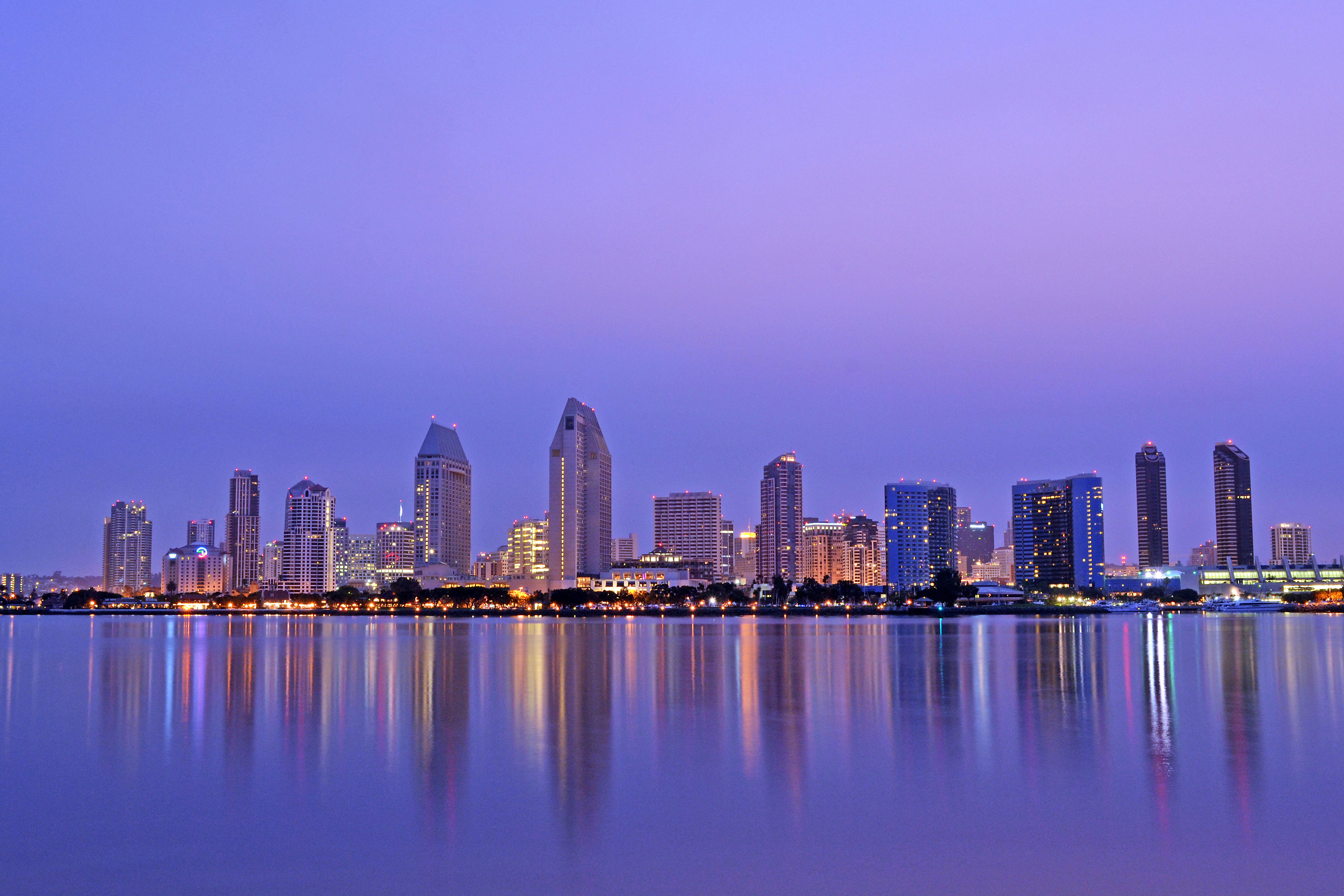 FileSan Diego Skyline at Dawn.jpg Wikimedia Commons