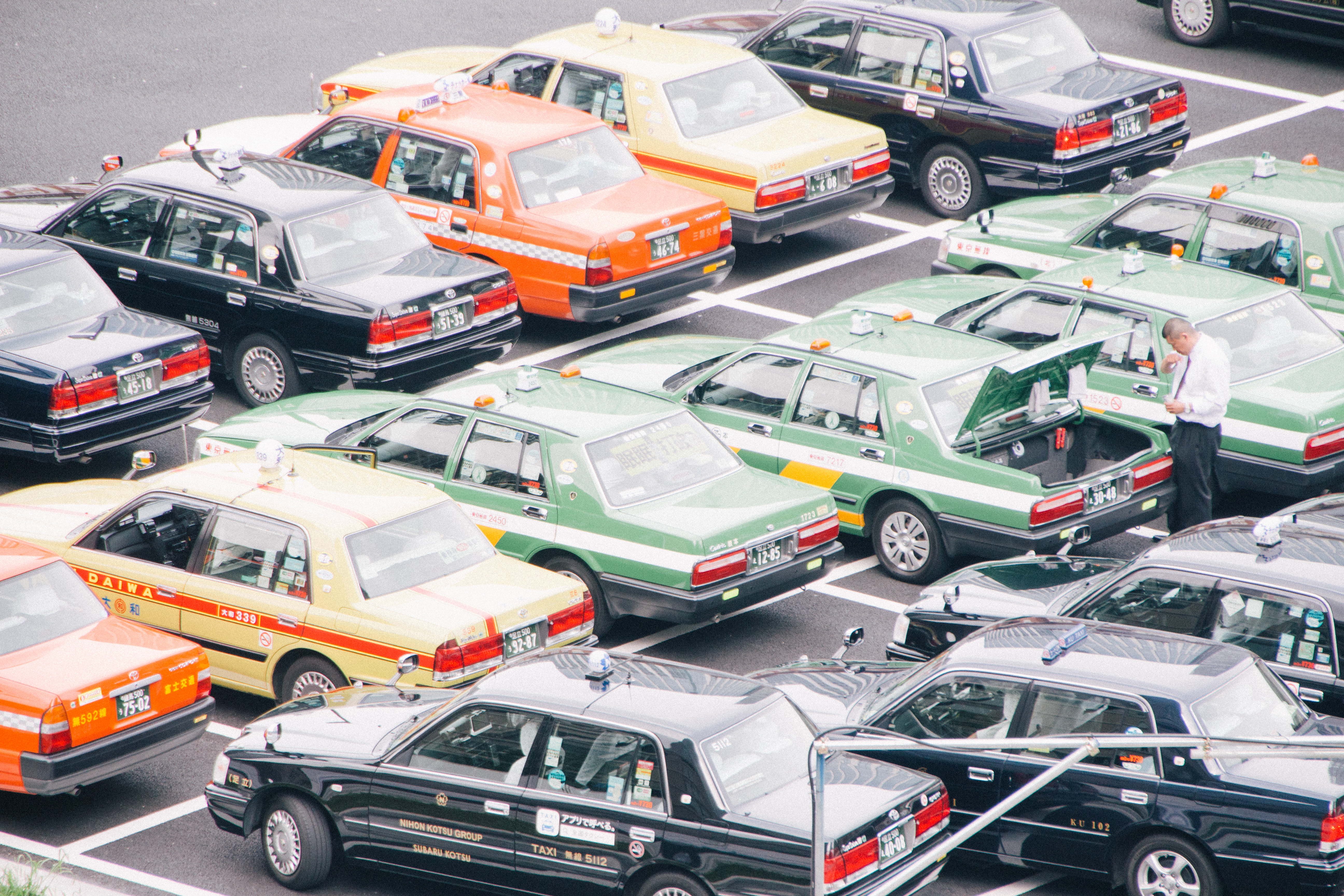 Машины такси в Японии