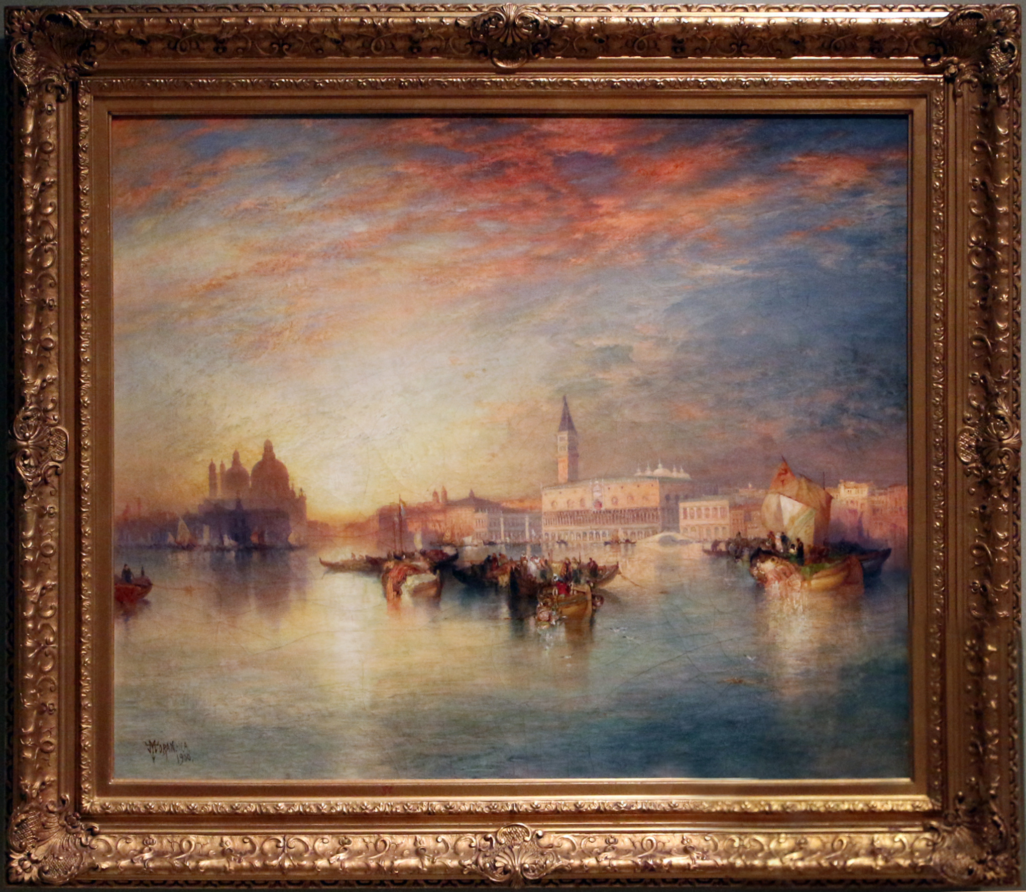 1900 00. Venezia 1900. Thomas Moran - view of Venice.