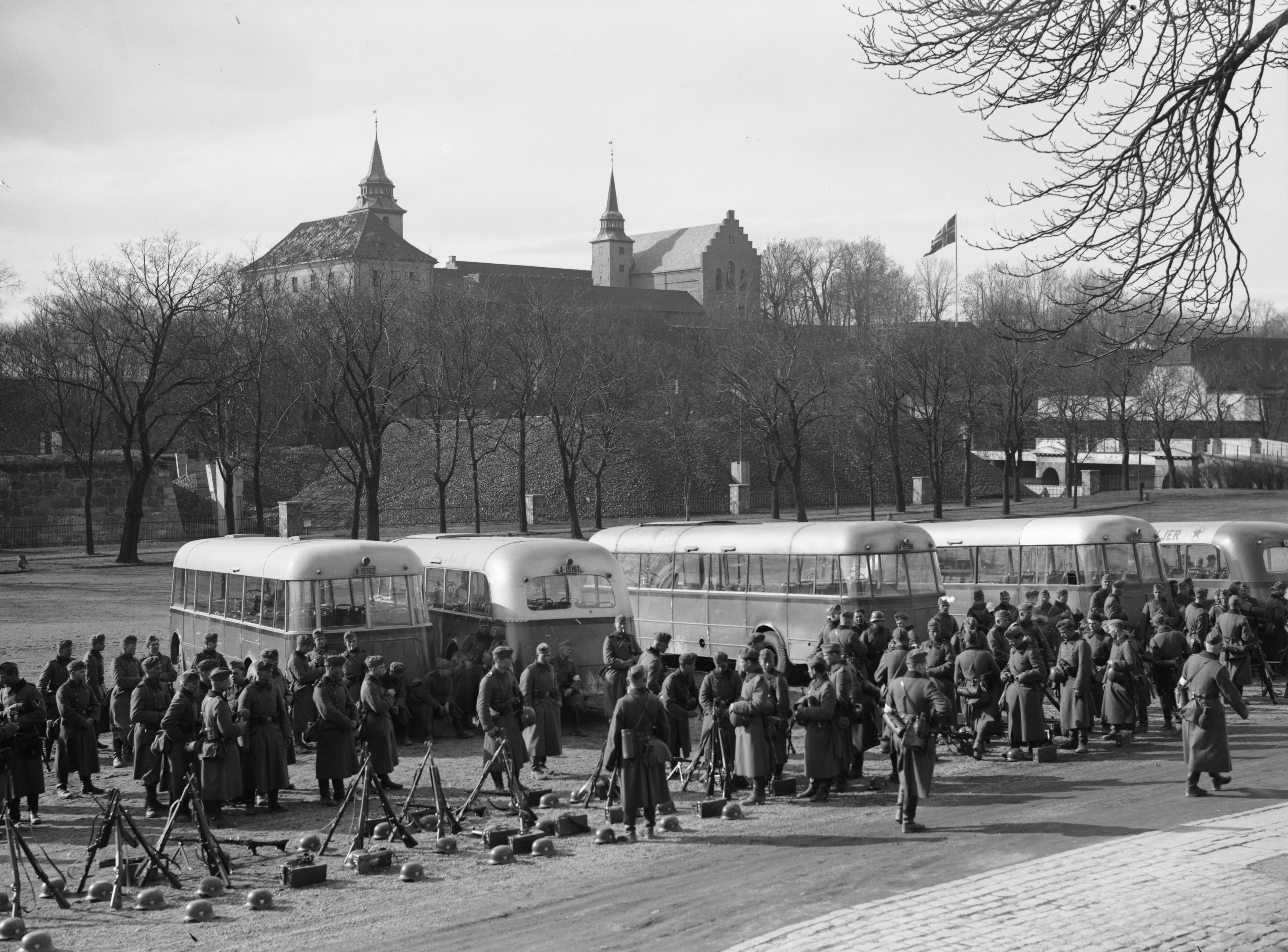 Норвегия 1940. Осло 1941. Осло 1943 Рождество. Апрель 1940.