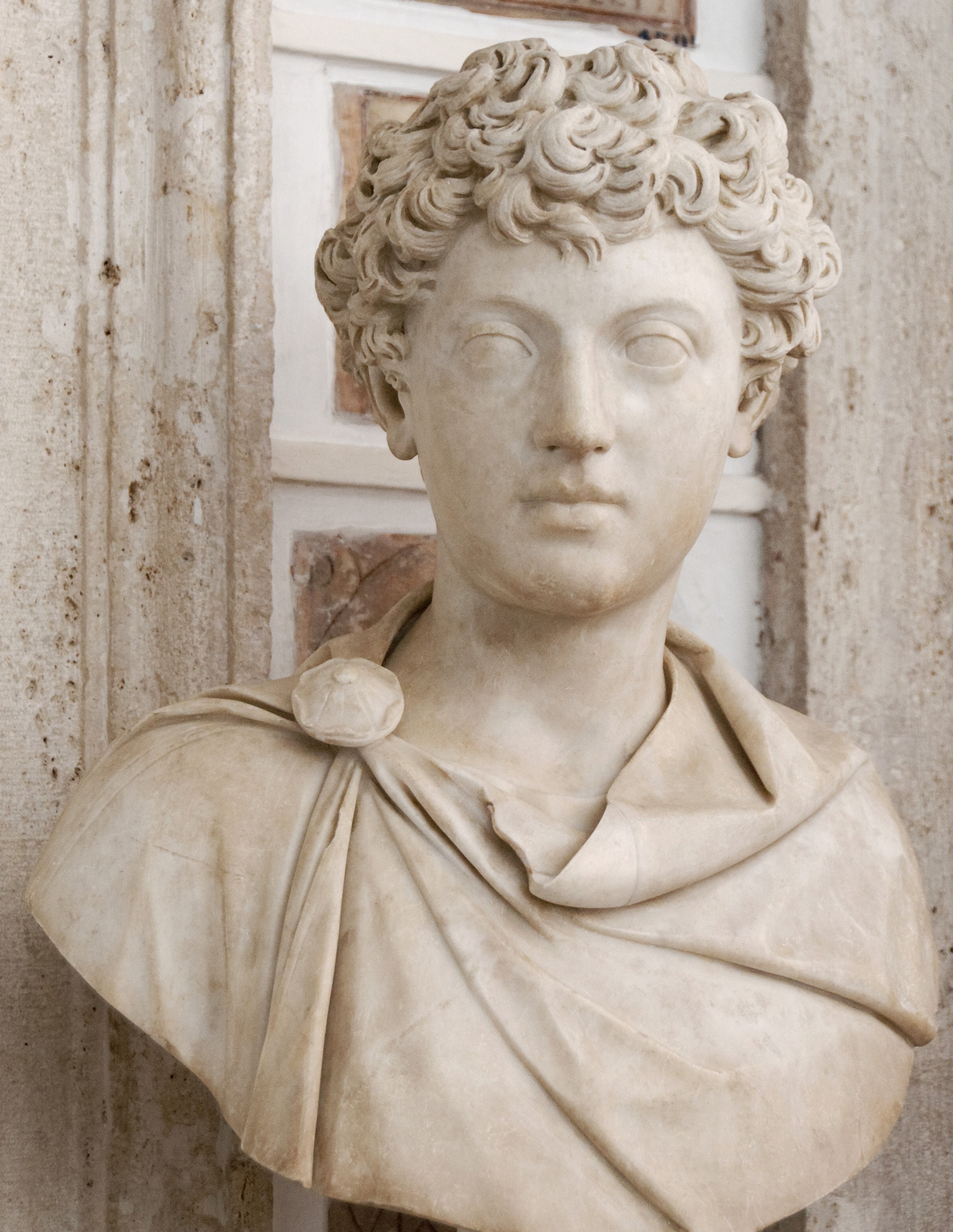 Busto del joven Marco Aurelio, [[Roma