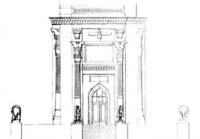 File:3rd architecture design of Ferdowsi mausoleum, by Taherzade Behzad.jpg