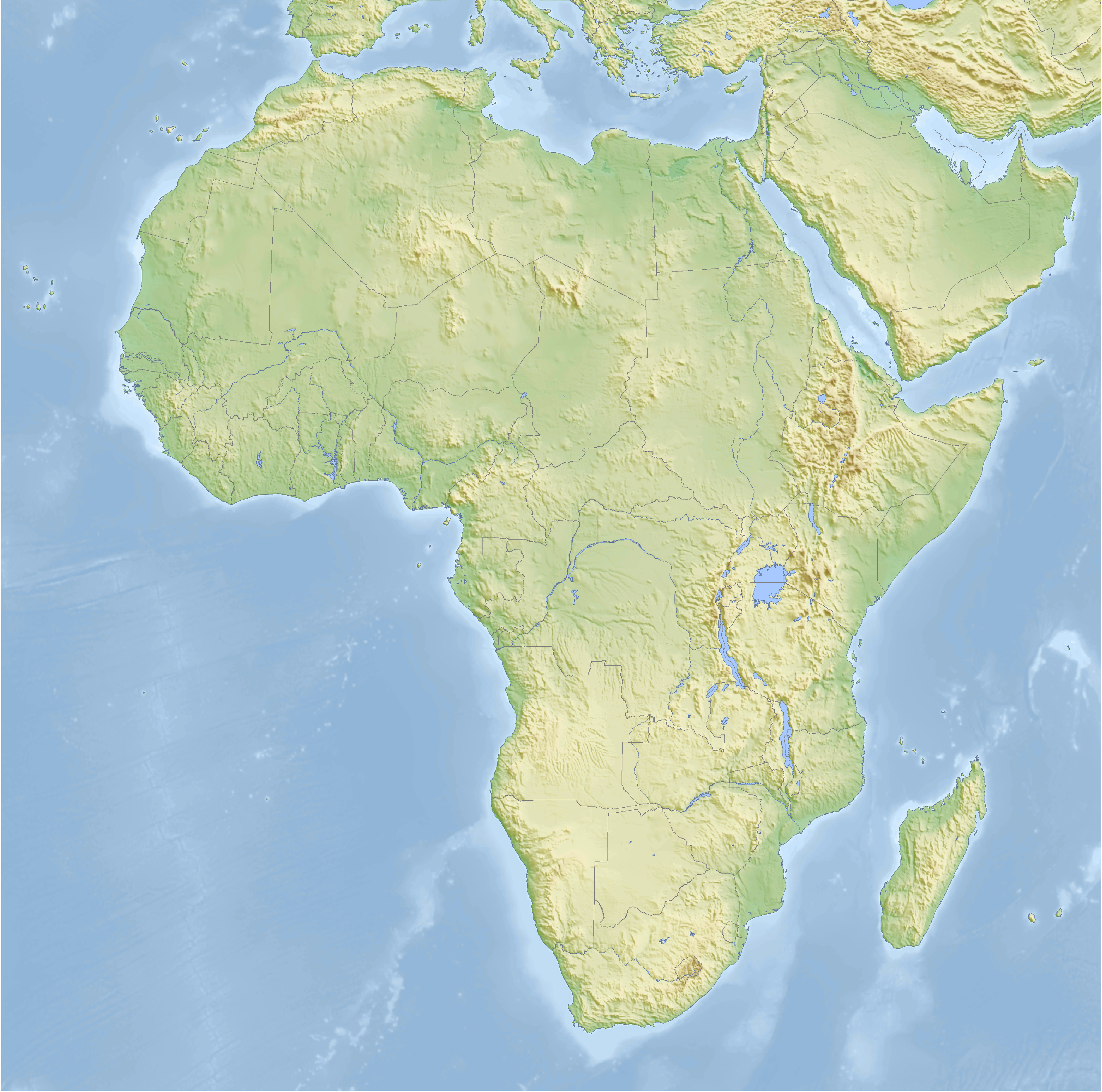 Free Topo Maps Africa 89