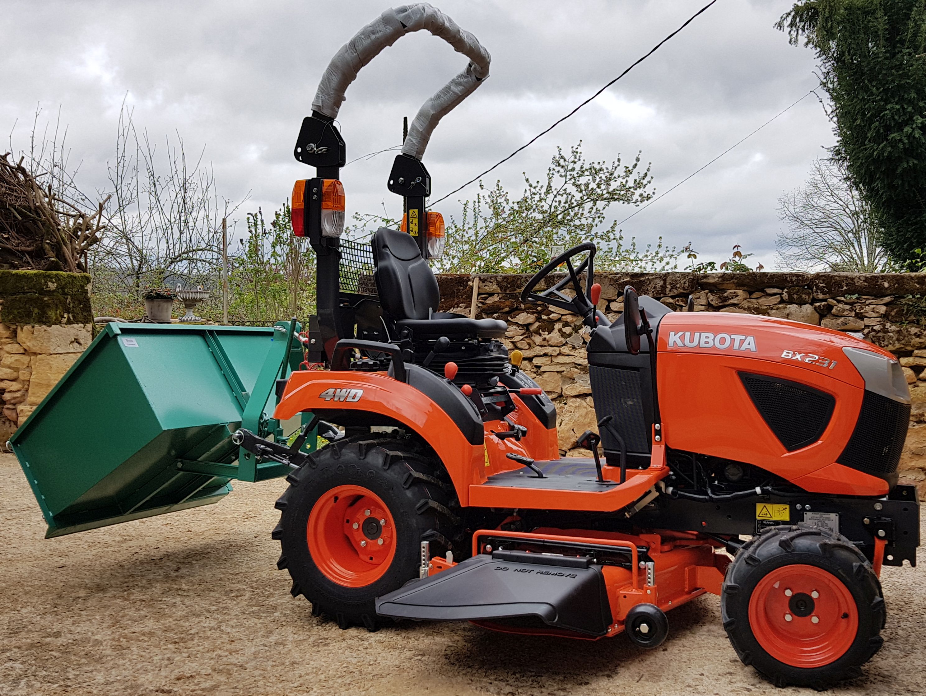 Kubota BX231D en France.