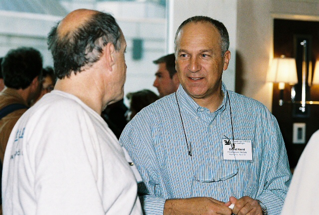 David Harel (right) with [[Carl Hewitt]] at FLoC 2006