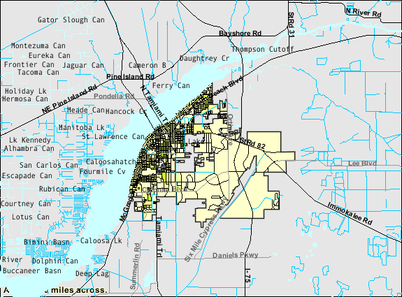 Map of Fort Myers