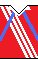 Red and triple with sash with blue