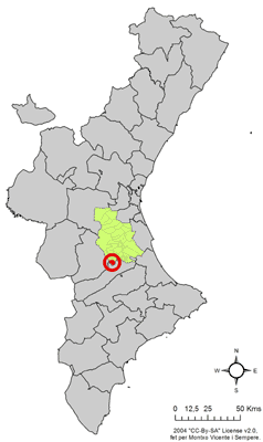 Localització de Sellent respecte del País Valencià.png