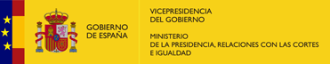 File:Logotipo de la Vicepresidencia y del Ministerio de la Presidencia, Relaciones con las Cortes e Igualdad.gif