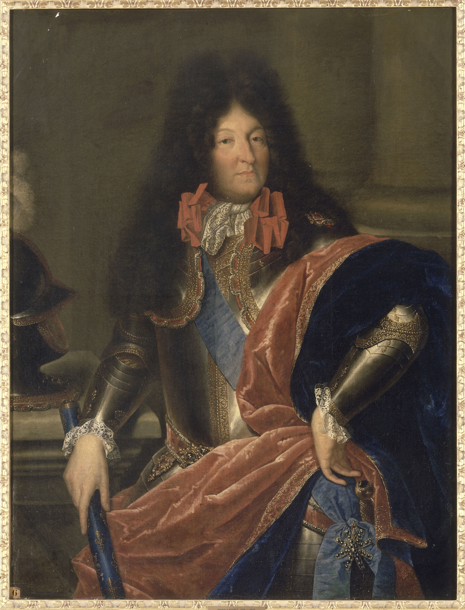 Louis Xiv In Royal Costume, 1701, Detail Tapestry by Hyacinthe Francois  Rigaud - Fine Art America