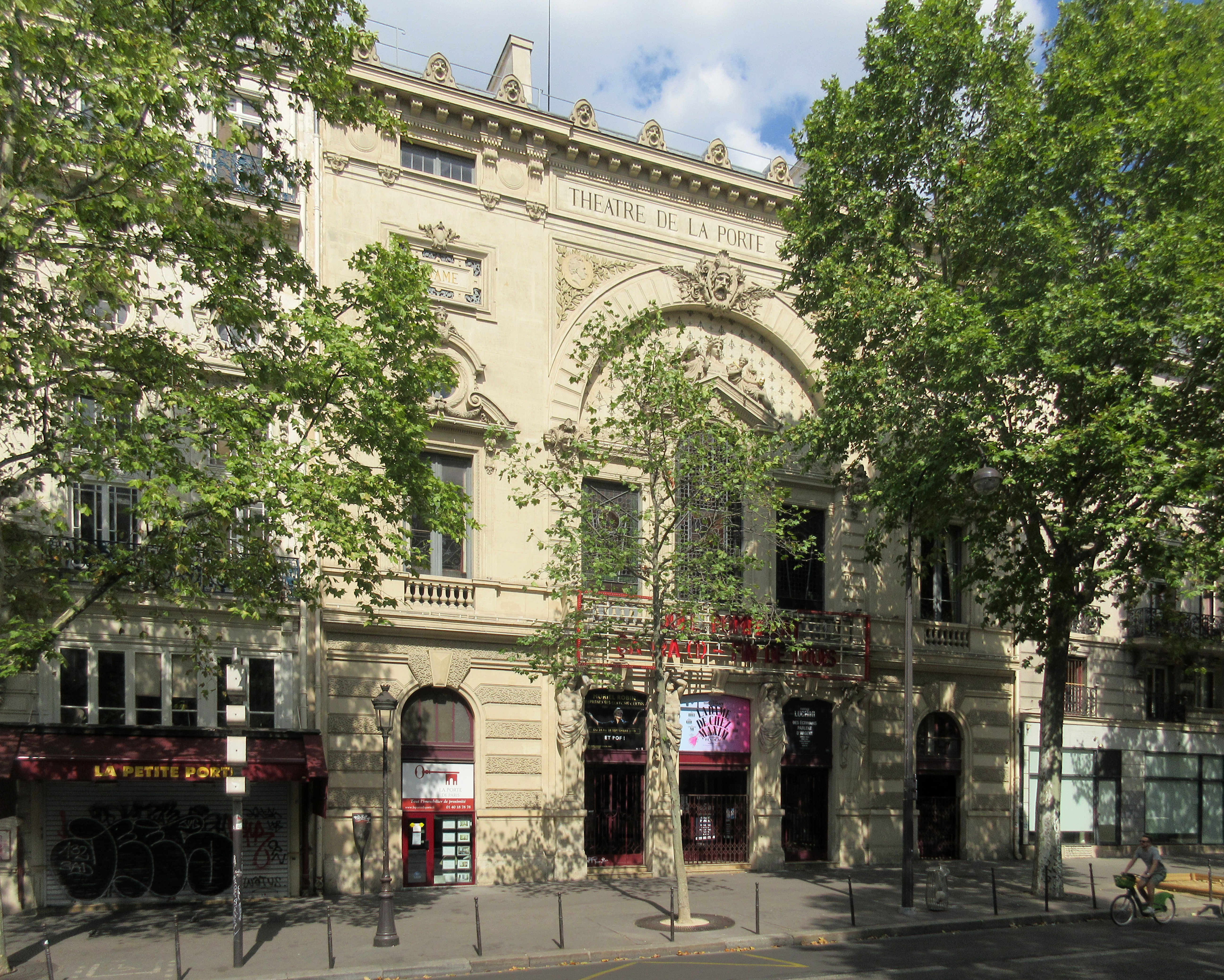 Fichier:Panneau Théâtre de la Porte St Martin-18 boulevard Saint-Martin.jpg  — Wikipédia