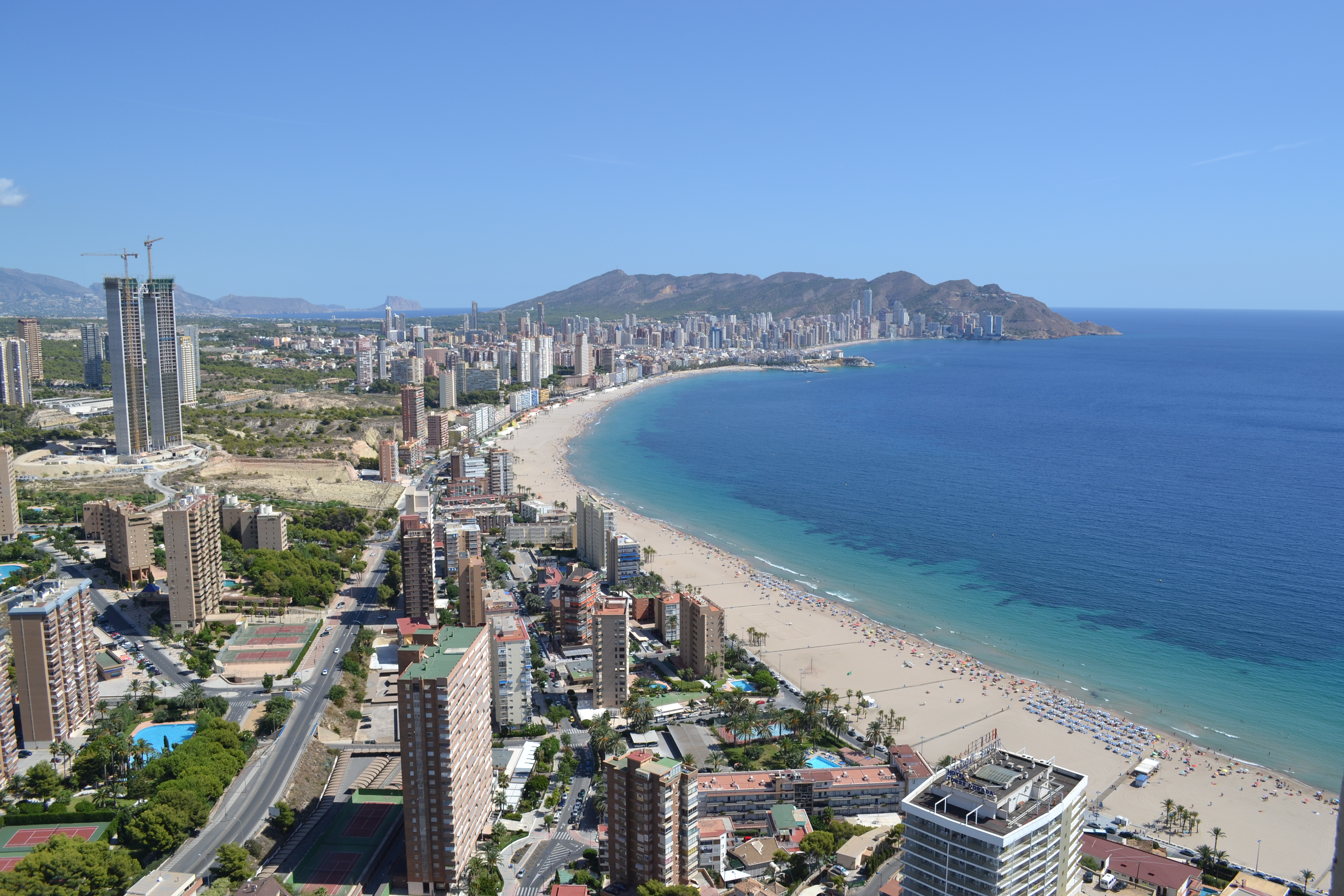 File Playa De Poniente Benidorm Panoramio Jpg Wikimedia Commons