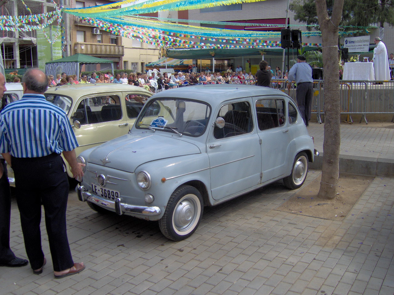 Jarama, Madrid, Spain. 07 - June: The city car Fiat 600 Seicento